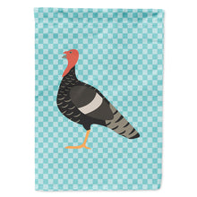 Load image into Gallery viewer, Marragansett Turkey Blue Check Flag Canvas House Size BB8161CHF