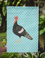 Load image into Gallery viewer, Marragansett Turkey Blue Check Garden Flag - Outdoor Decorative Yard Flag