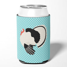 Load image into Gallery viewer, Royal Palm Turkey Blue Check Can or Bottle Hugger BB8162CC