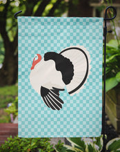 Load image into Gallery viewer, Royal Palm Turkey Blue Check Garden Flag - Outdoor Decorative Yard Flag