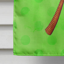 Load image into Gallery viewer, Palm Tree Green Polkadot Flag Canvas House Size BB8165CHF