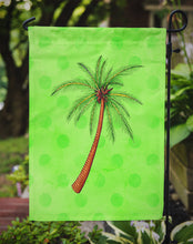 Load image into Gallery viewer, Palm Tree Green Polkadot Garden Flag - Outdoor Decorative Yard Flag BB8165GF
