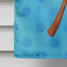 Load image into Gallery viewer, Palm Tree Blue Polkadot Flag Canvas House Size BB8166CHF