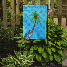 Load image into Gallery viewer, Palm Tree Blue Polkadot Garden Flag - Outdoor Decorative Yard Flag BB8166GF