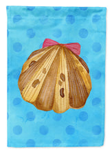 Load image into Gallery viewer, Sea Shell Blue Polkadot Garden Flag - Outdoor Decorative Yard Flag BB8171GF
