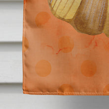Load image into Gallery viewer, Sea Shell Orange Polkadot Flag Canvas House Size BB8173CHF