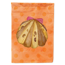 Load image into Gallery viewer, Sea Shell Orange Polkadot Flag Canvas House Size BB8173CHF