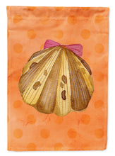 Load image into Gallery viewer, Sea Shell Orange Polkadot Garden Flag - Outdoor Decorative Yard Flag BB8173GF