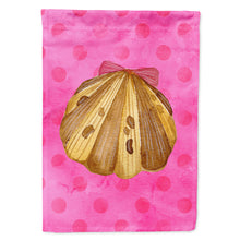 Load image into Gallery viewer, Sea Shell Pink Polkadot Flag Canvas House Size BB8174CHF