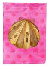 Load image into Gallery viewer, Sea Shell Pink Polkadot Garden Flag - Outdoor Decorative Yard Flag BB8174GF