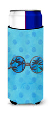 Load image into Gallery viewer, Sunglasses Blue Polkadot   Hugger for slim cans BB8176MUK