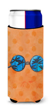 Load image into Gallery viewer, Sunglasses Orange Polkadot   Hugger for slim cans BB8178MUK