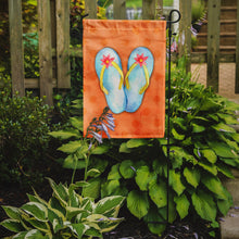 Load image into Gallery viewer, Flip Flops Orange Polkadot Garden Flag - Outdoor Decorative Yard Flag BB8183GF