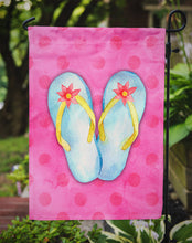 Load image into Gallery viewer, Flip Flops Pink Polkadot Garden Flag - Outdoor Decorative Yard Flag BB8184GF