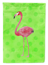 Load image into Gallery viewer, Flamingo Green Polkadot Garden Flag - Outdoor Decorative Yard Flag BB8185GF