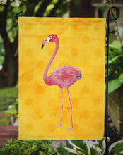 Load image into Gallery viewer, Flamingo Yellow Polkadot Garden Flag - Outdoor Decorative Yard Flag BB8187GF