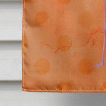 Load image into Gallery viewer, Flamingo Orange Polkadot Flag Canvas House Size BB8188CHF