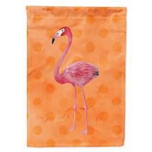 Load image into Gallery viewer, Flamingo Orange Polkadot Flag Canvas House Size BB8188CHF