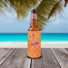 Load image into Gallery viewer, Flamingo Orange Polkadot   Hugger for slim cans BB8188MUK