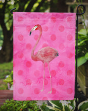 Load image into Gallery viewer, Flamingo Pink Polkadot Garden Flag - Outdoor Decorative Yard Flag BB8189GF