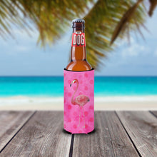 Load image into Gallery viewer, Flamingo Pink Polkadot   Hugger for slim cans BB8189MUK