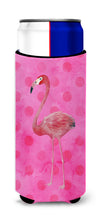 Load image into Gallery viewer, Flamingo Pink Polkadot   Hugger for slim cans BB8189MUK