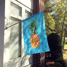 Load image into Gallery viewer, Pineapple Blue Polkadot Flag Canvas House Size BB8191CHF