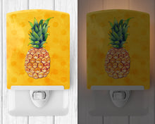 Load image into Gallery viewer, Pineapple Yellow Polkadot Ceramic Night Light BB8192CNL