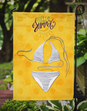 Load image into Gallery viewer, Bikini Swimsuit Yellow Polkadot Garden Flag - Outdoor Decorative Yard Flag BB8197GF