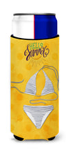 Load image into Gallery viewer, Bikini Swimsuit Yellow Polkadot   Hugger for slim cans BB8197MUK