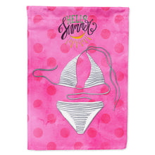 Load image into Gallery viewer, Bikini Swimsuit Pink Polkadot Flag Canvas House Size BB8199CHF