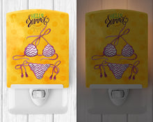 Load image into Gallery viewer, Bikini Swimsuit Yellow Polkadot Ceramic Night Light BB8202CNL