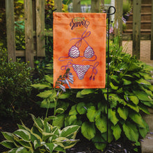 Load image into Gallery viewer, Bikini Swimsuit Orange Polkadot Garden Flag - Outdoor Decorative Yard Flag BB8203GF