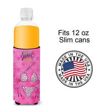 Load image into Gallery viewer, Bikini Swimsuit Pink Polkadot   Hugger for slim cans BB8204MUK
