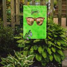 Load image into Gallery viewer, Beach Sunglasses Green Polkadot Garden Flag - Outdoor Decorative Yard Flag BB8205GF