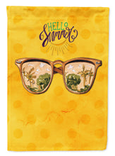 Load image into Gallery viewer, Beach Sunglasses Yellow Polkadot Garden Flag - Outdoor Decorative Yard Flag BB8207GF