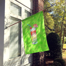 Load image into Gallery viewer, Umberella Cocktail Green Polkadot Flag Canvas House Size BB8210CHF