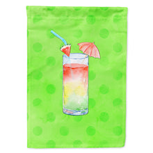 Load image into Gallery viewer, Umberella Cocktail Green Polkadot Flag Canvas House Size BB8210CHF