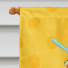Load image into Gallery viewer, Umberella Cocktail Yellow Polkadot Flag Canvas House Size BB8212CHF