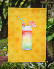Load image into Gallery viewer, Umberella Cocktail Yellow Polkadot Garden Flag - Outdoor Decorative Yard Flag BB8212GF
