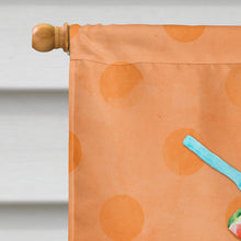 Load image into Gallery viewer, Umberella Cocktail Orange Polkadot Flag Canvas House Size BB8213CHF