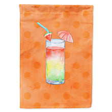 Load image into Gallery viewer, Umberella Cocktail Orange Polkadot Flag Canvas House Size BB8213CHF