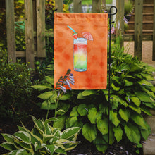 Load image into Gallery viewer, Umberella Cocktail Orange Polkadot Garden Flag - Outdoor Decorative Yard Flag BB8213GF