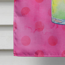 Load image into Gallery viewer, Umberella Cocktail Pink Polkadot Flag Canvas House Size BB8214CHF