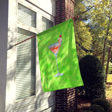 Load image into Gallery viewer, Summer Martini Green Polkadot Flag Canvas House Size BB8215CHF