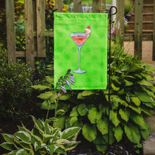 Load image into Gallery viewer, Summer Martini Green Polkadot Garden Flag - Outdoor Decorative Yard Flag BB8215GF