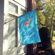 Load image into Gallery viewer, Summer Martini Blue Polkadot Flag Canvas House Size BB8216CHF