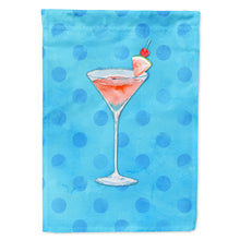 Load image into Gallery viewer, Summer Martini Blue Polkadot Flag Canvas House Size BB8216CHF