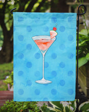 Load image into Gallery viewer, Summer Martini Blue Polkadot Garden Flag - Outdoor Decorative Yard Flag BB8216GF