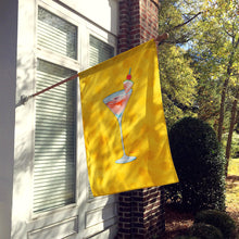 Load image into Gallery viewer, Summer Martini Yellow Polkadot Flag Canvas House Size BB8217CHF